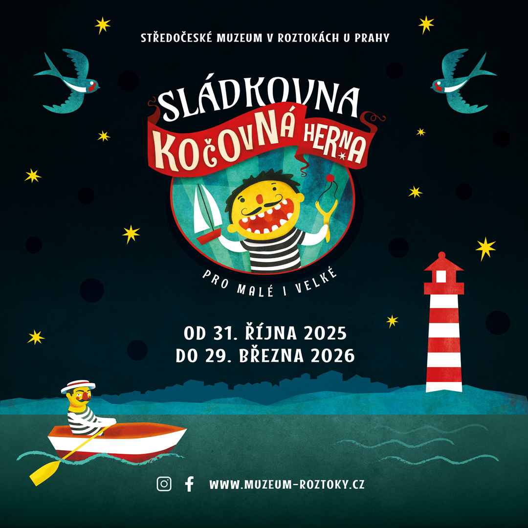 Kočovná herna na zámku v Roztokách u Prahy