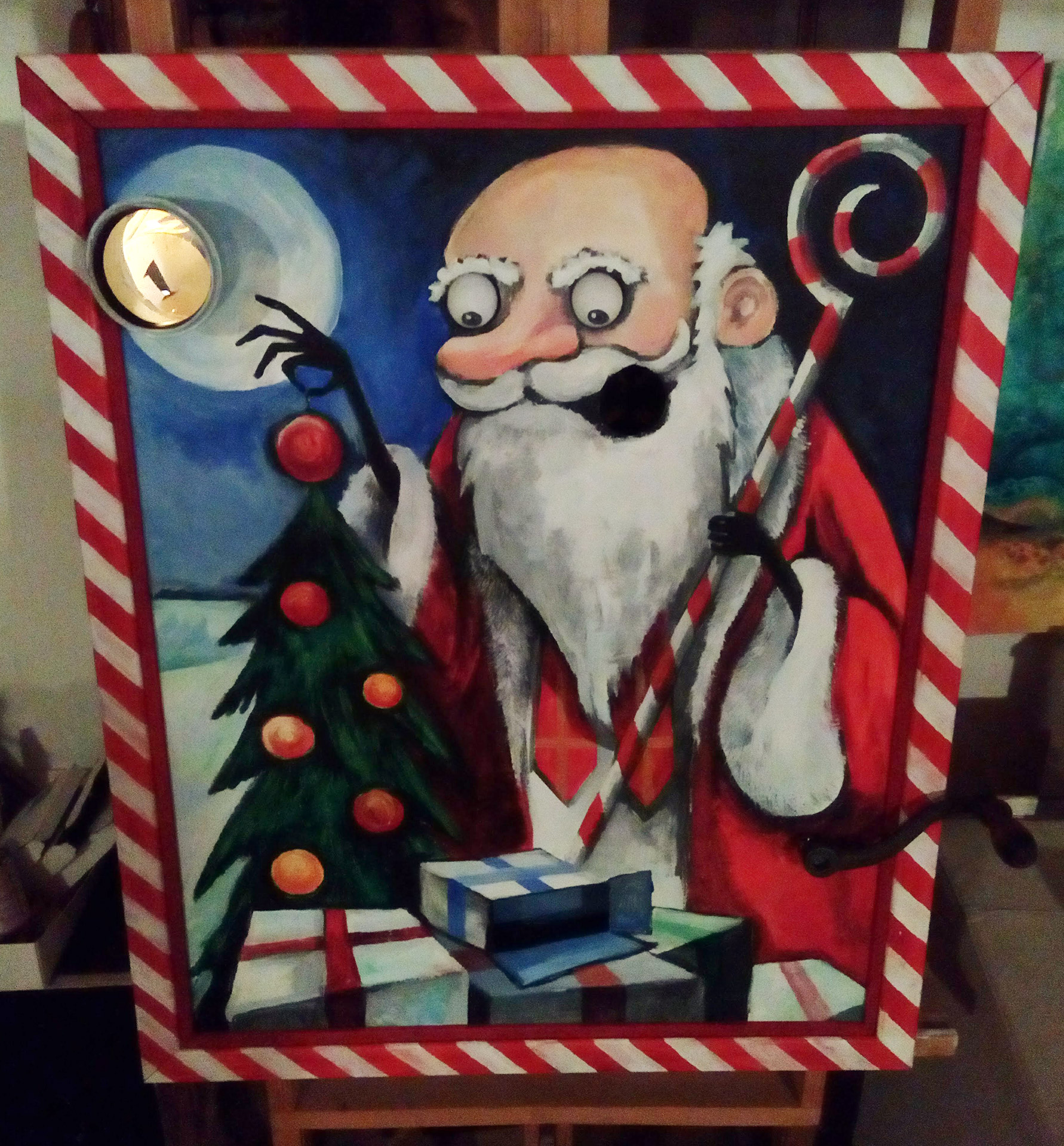Mechanický adventní kalendář 2017