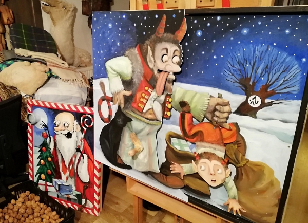 Mechanický adventní kalendář 2018