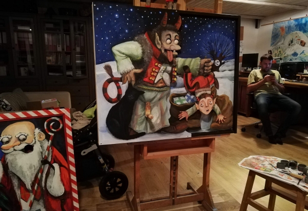 Mechanický adventní kalendář 2018