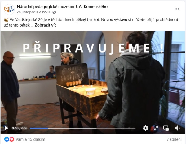 Bzukot školních zahrad, NPMK J. A. Komenského