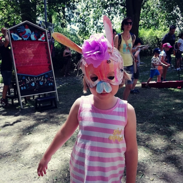 Dílna - výroba masky + pop-up omalovánky