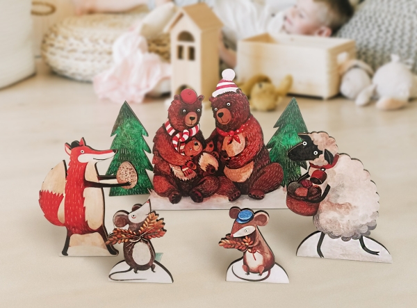 Narodil se medvídek  - malá sada