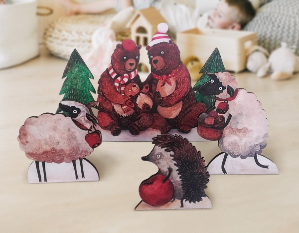 Narodil se medvídek  - mini sada