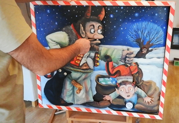 Mechanický adventní kalendář 2018